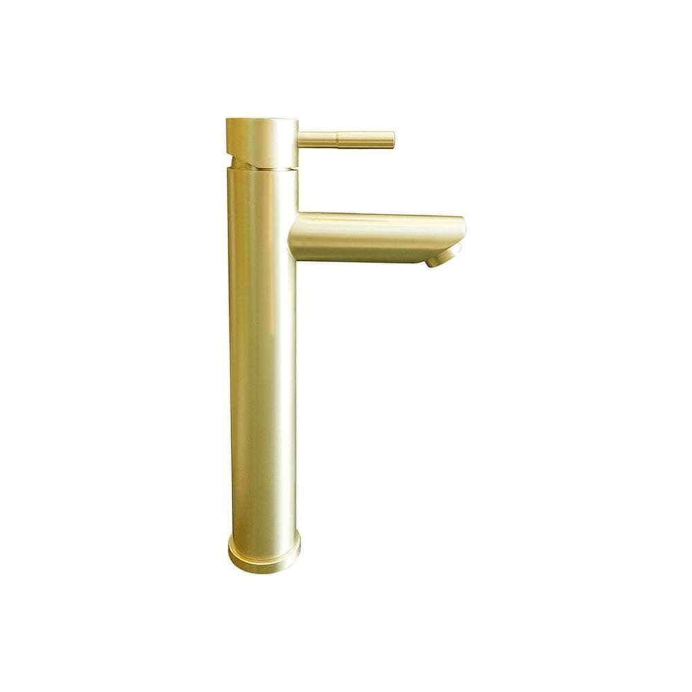 Torneira De Banheiro Monocomando Bica Alta Dourada Rta 706