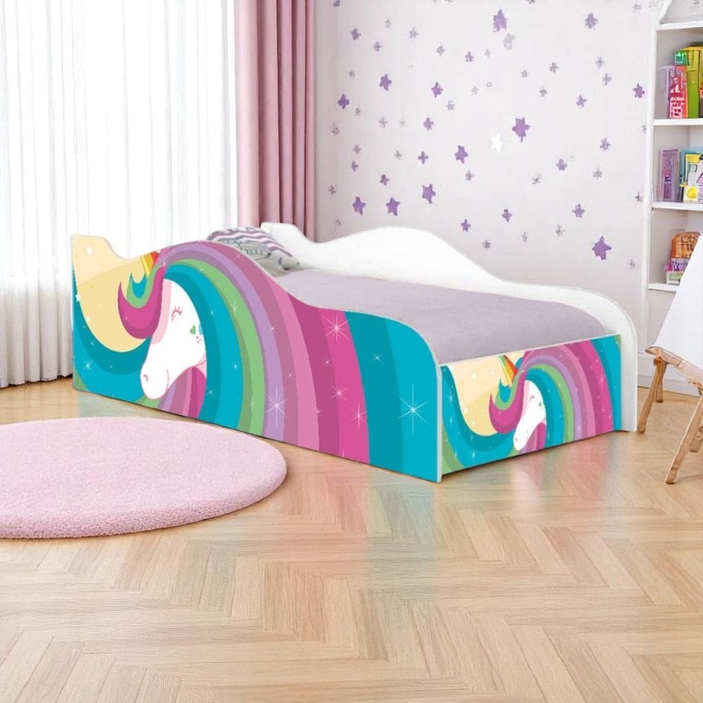 Cama Mobili Infantil Unicórnio Arco íris