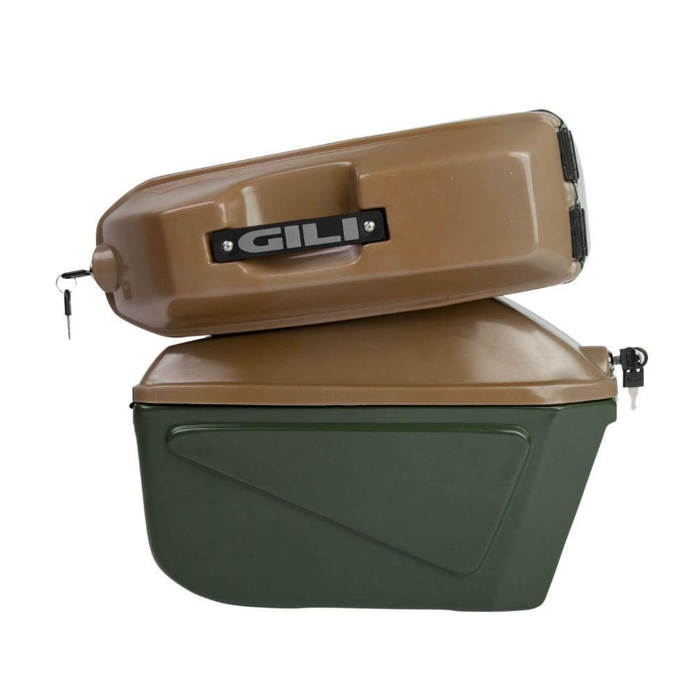 Side Cases Voyager Gili 36 Litros Baús Laterais Verde/Areia