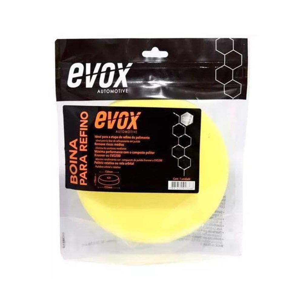 Evox Boina Espuma Refino Amarela 5