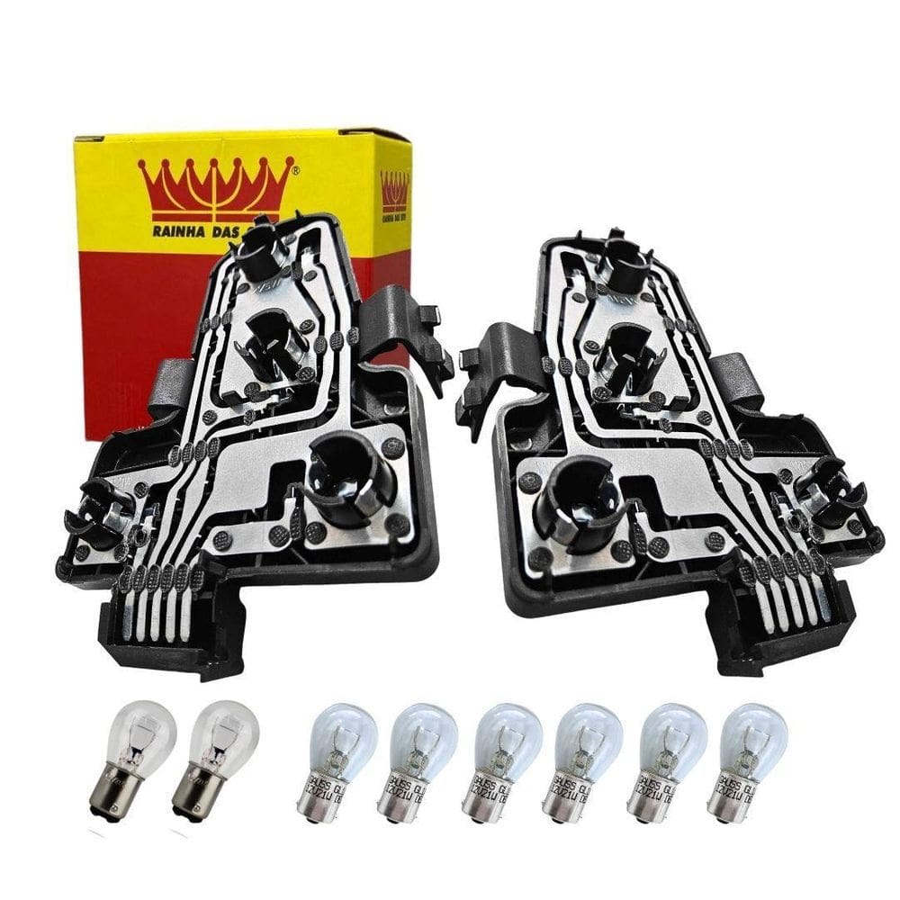 Par Circuito Lanterna Traseira Para Vw Gol G3 Com Lâmpadas