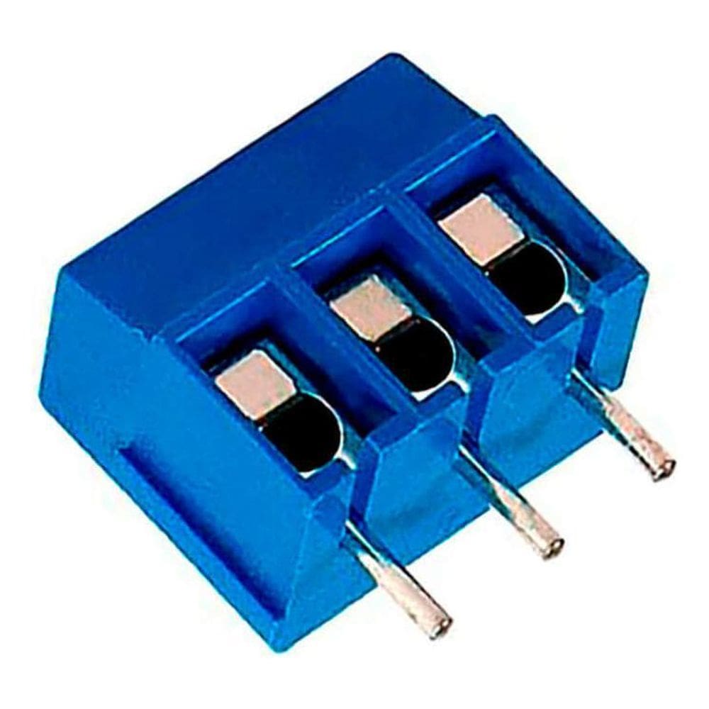 10X Borne Kre-3 Kf300 3 Vias 12X15Mm - Automação Robótica