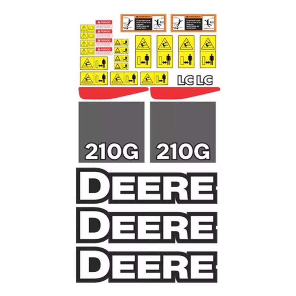 Kit Adesivos - Deere 210G Lc