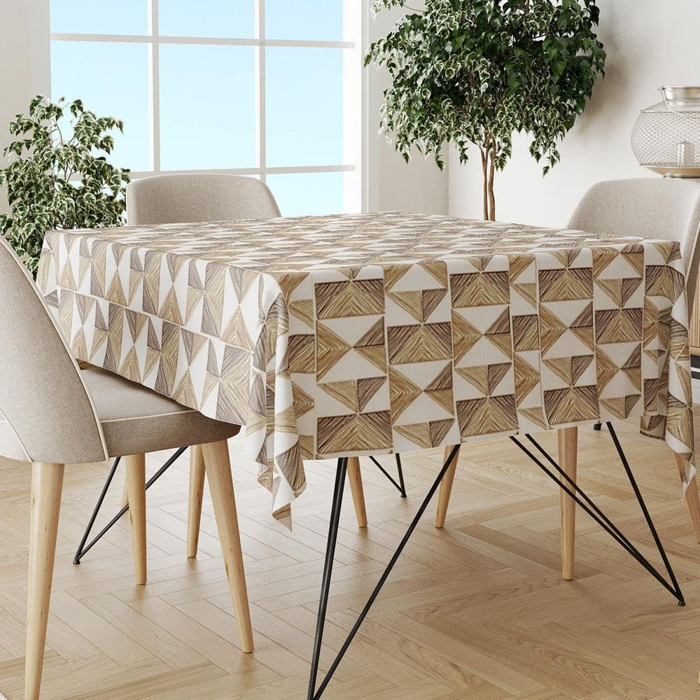 Toalha Mesa Plástica Térmica Cs Etnia Bg 6 Lugares 1,80