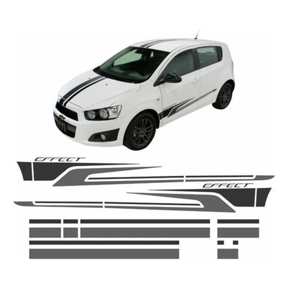 Adesivo Kit Faixas Sonic Effect Sonc01