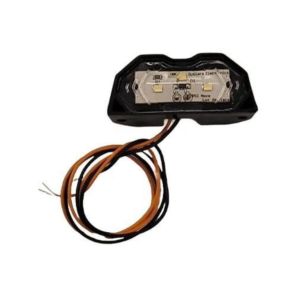 2X Luz De Placa Led Carretinha Carreta Reboque Homologada 12