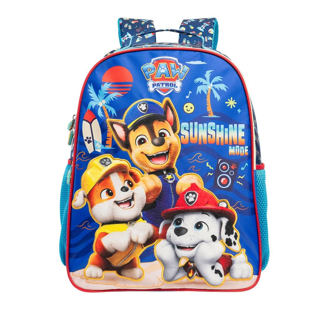 Mochila Patrulha Canina Sunshin Infantil Escolar 2026 Xeryus