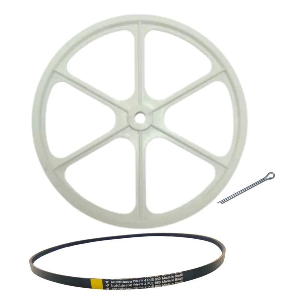 2X Kit Correia+Polia Agitador Colormaq Lcm 9/10/13/15Kg