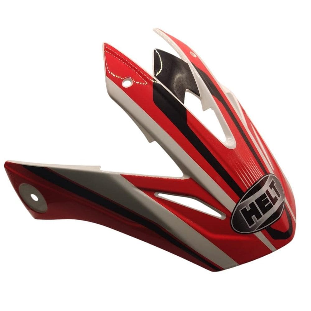 Aba Pala Para Capacete Helt Cross Vision Power Vermelho
