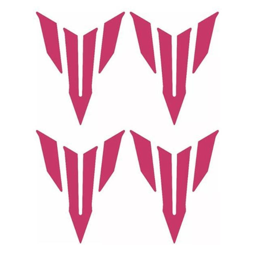 Kit 4 Adesivos Logo Mt Master Of Tork Mt03 Mt07 Mt09 Rosa