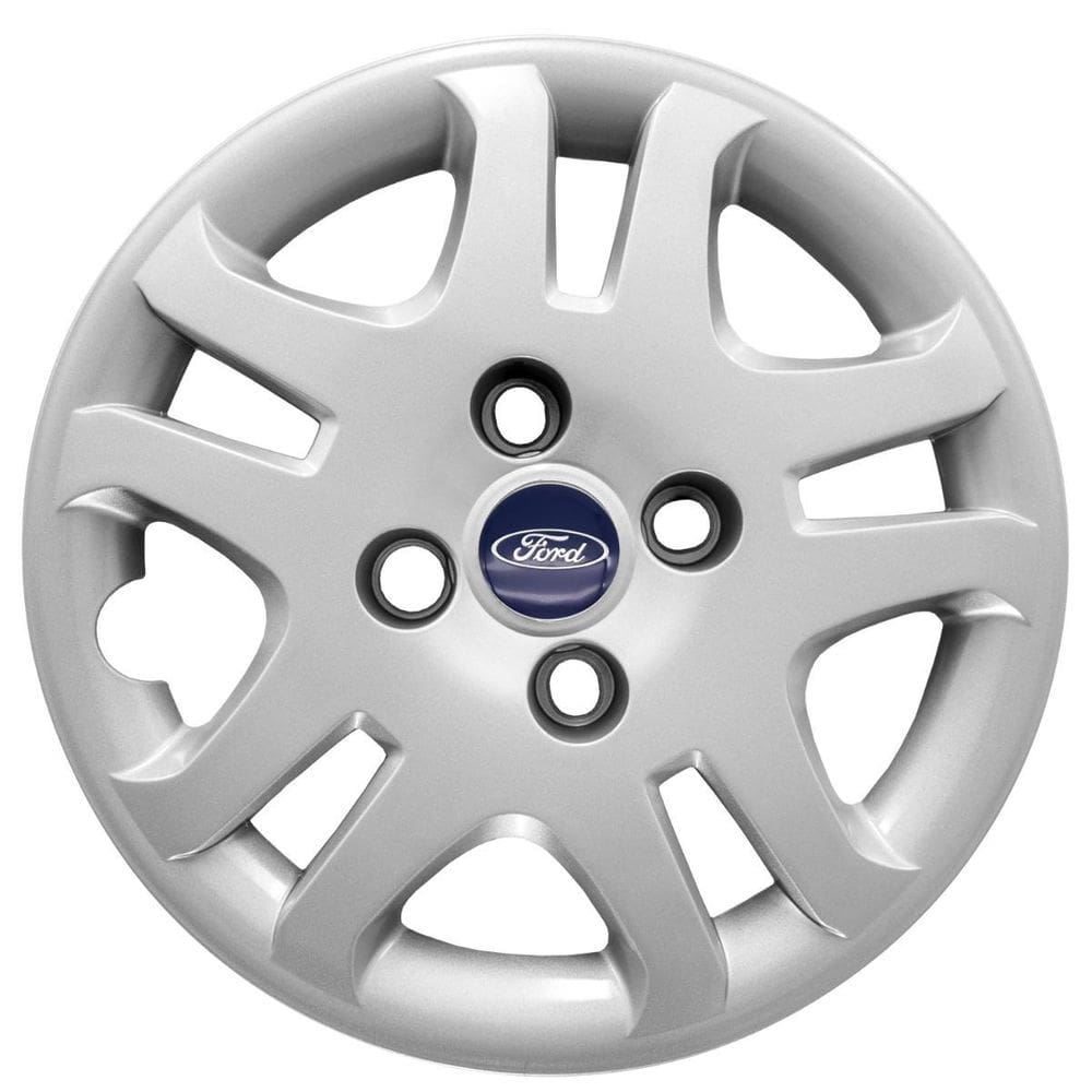 Jogo 4 Calotas Aro 14 Ford Fiesta Class Sedan 2011/13 Prata