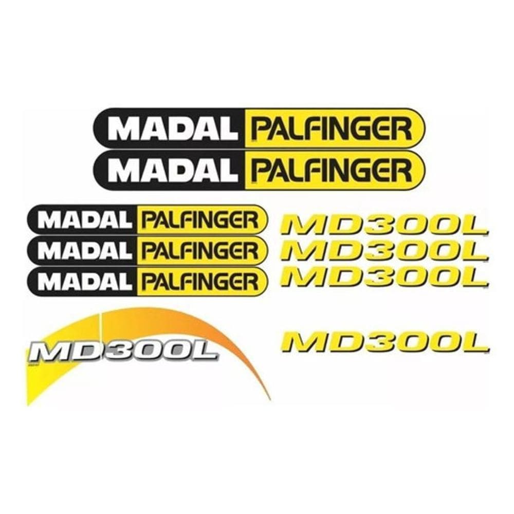 Kit Adesivos - Madal Palfinger Md300L 20710