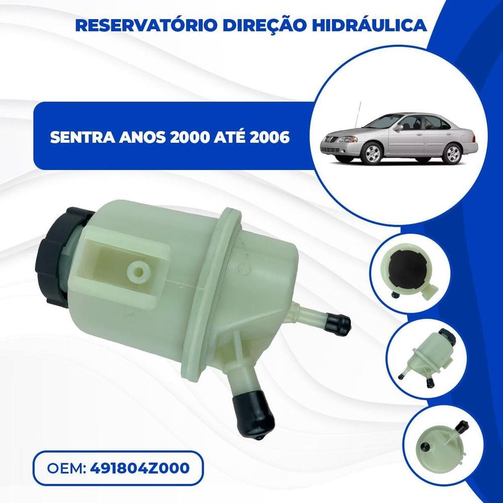 Reservatório De Direção Hidráulica Sentra 2000 Até 2006