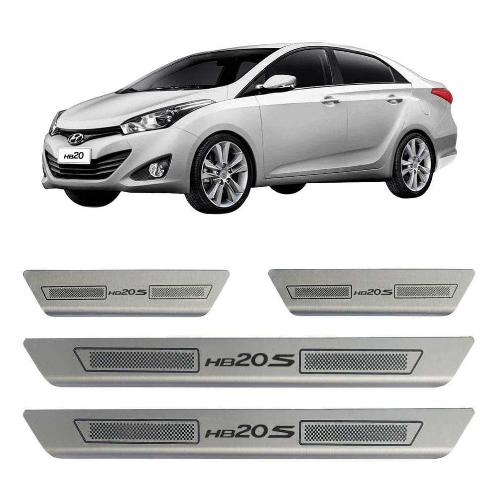 Kit Soleira De Porta Aço Inox Escovado Hb20S Todos