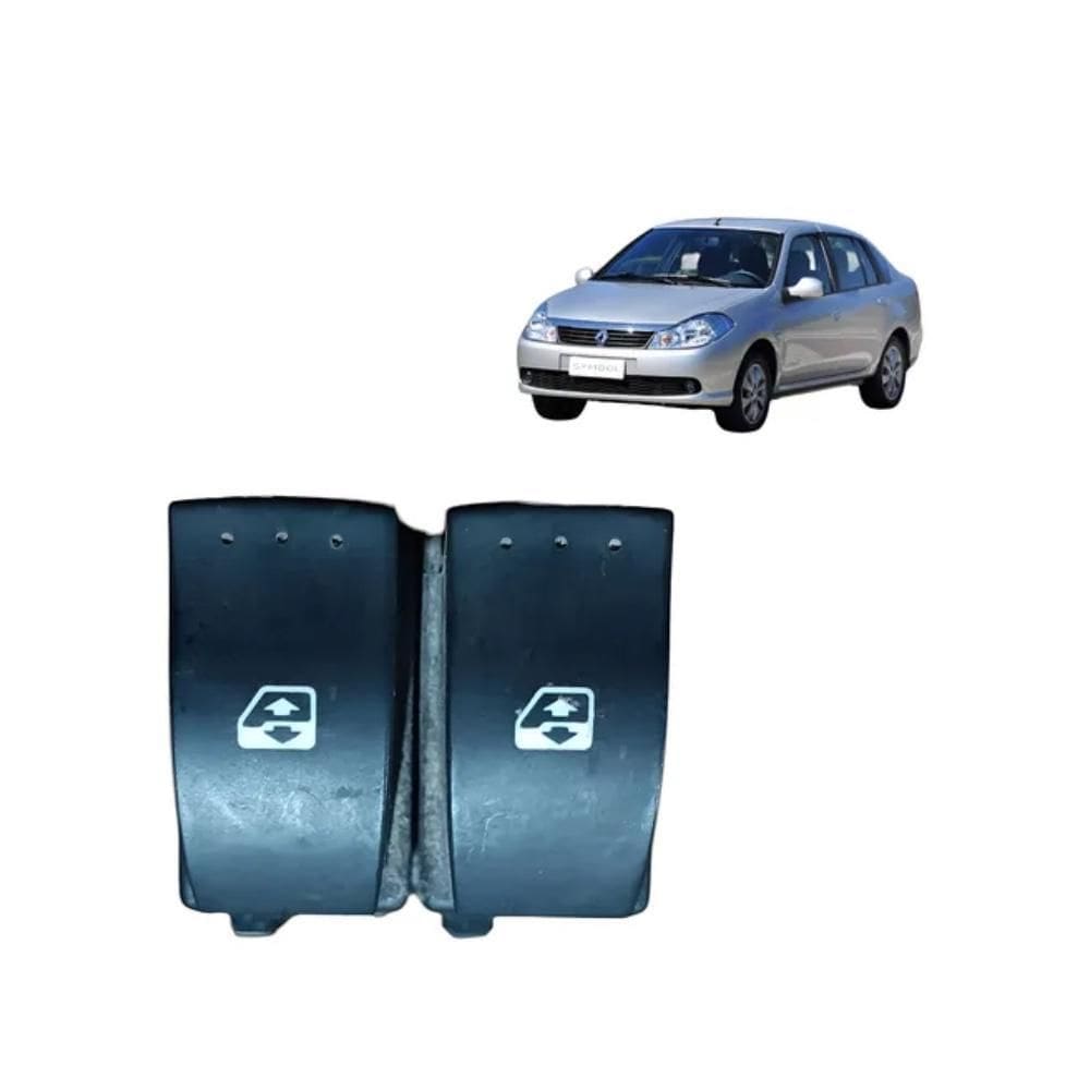 Botão Interruptor Vidro Traseiro Renault Symbol 542104