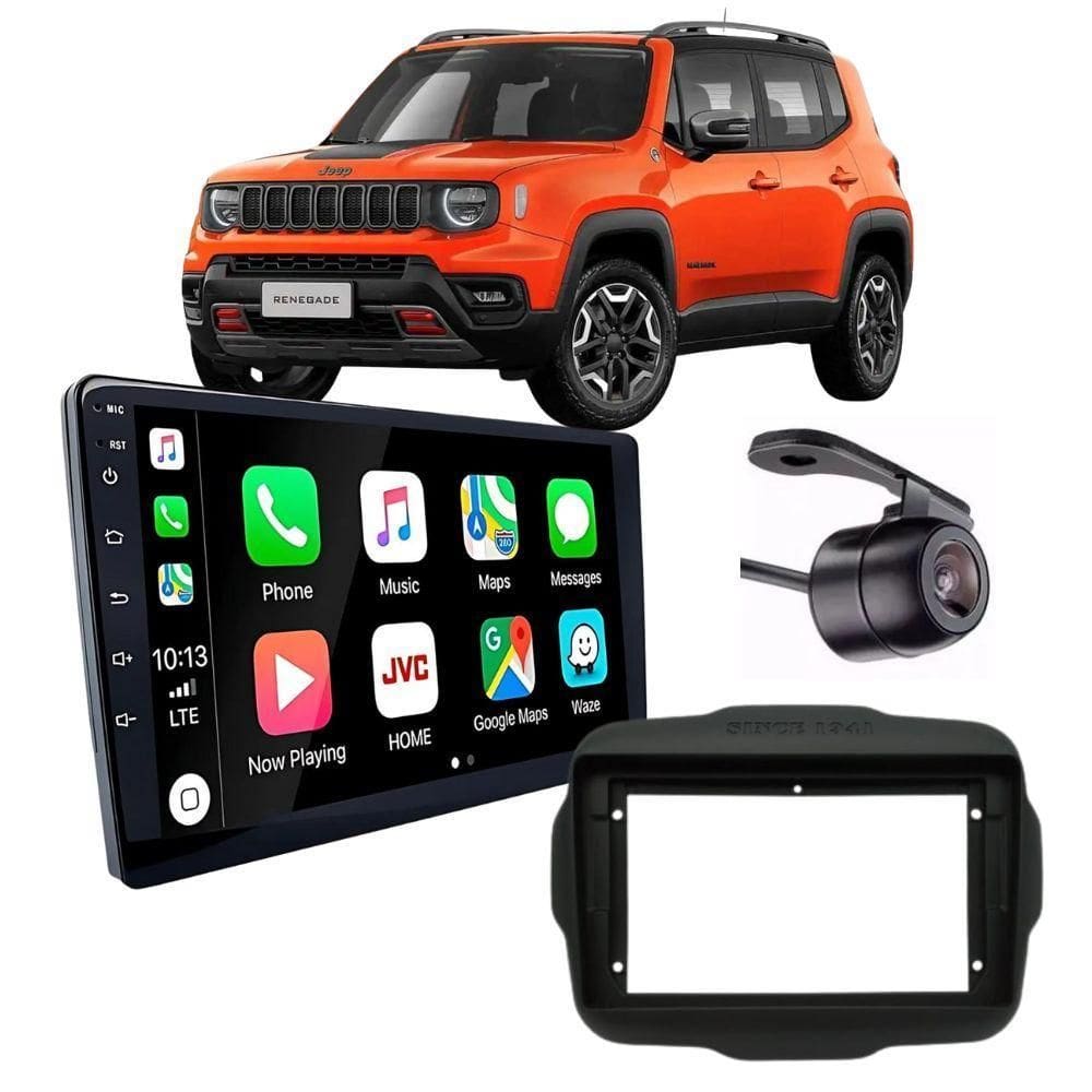 Kit Multimídia Renegade 2015 A 2022 Carplay E Android Auto
