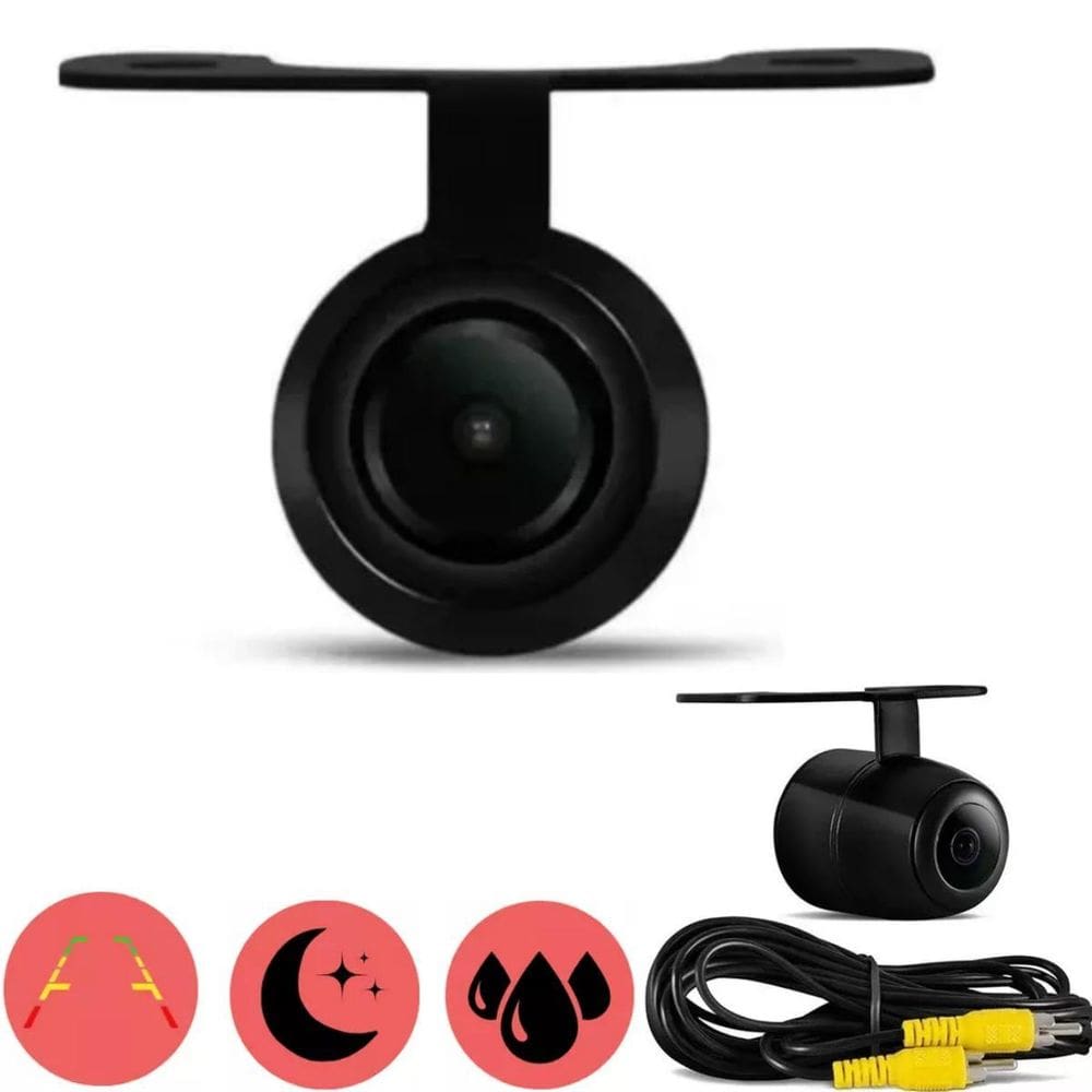 Câmera De Ré Automotiva Com Visão Panorâmica Noturna