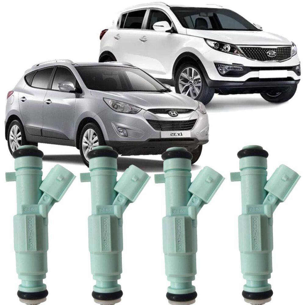 Kit 4 Bico Injetor Ix35 Sportage 2.0 16V Flex