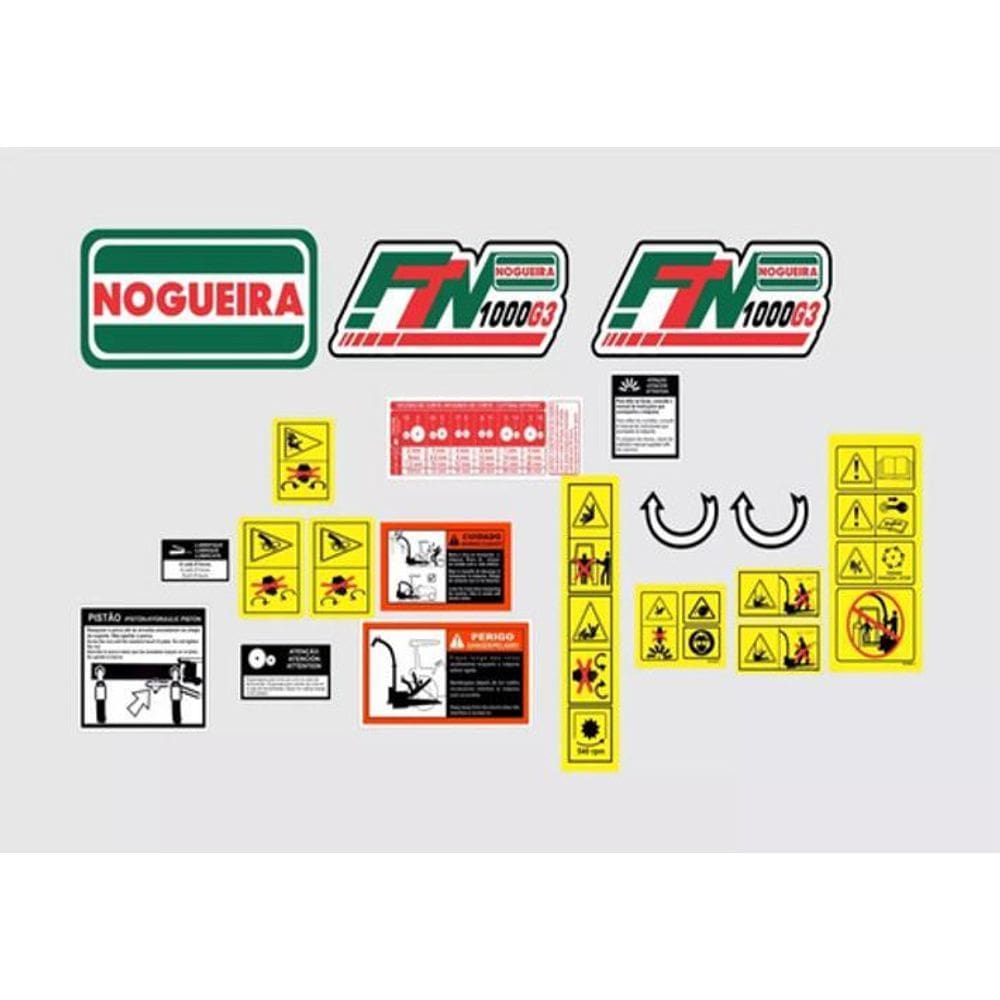 Kit Adesivos Nogueira Ftn 1000 G3