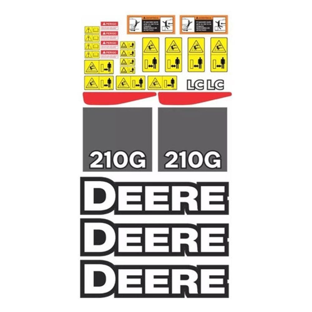 Kit Adesivos - Deere 210G Lc