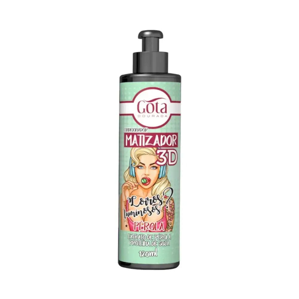Matizador 3d Condicionador Pérola 120ml Gota Dourada