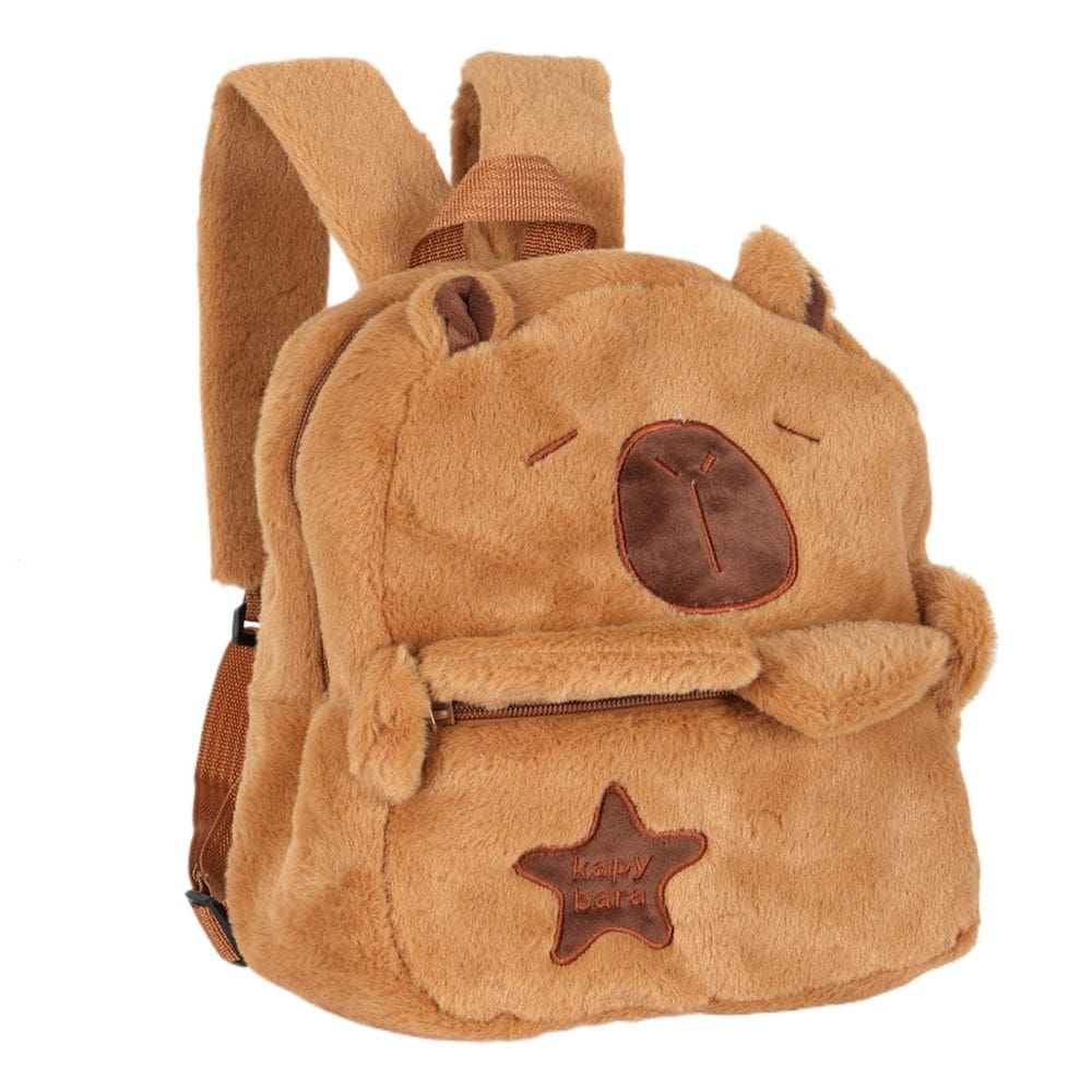Mochila Escolar Costas Capivara Estilo Moderno Infantil