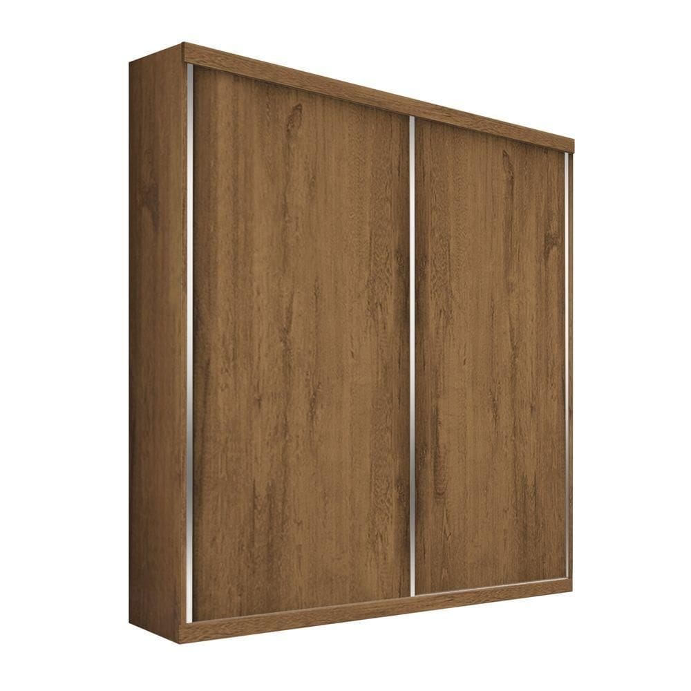 Guarda Roupa Solteiro 2 Porta De Correr 2 Gavetas Salvador Minastex Freijó