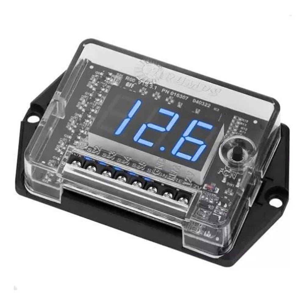 2X Voltímetro Sequenciador Digital Taramps Automotivo Vts 5.