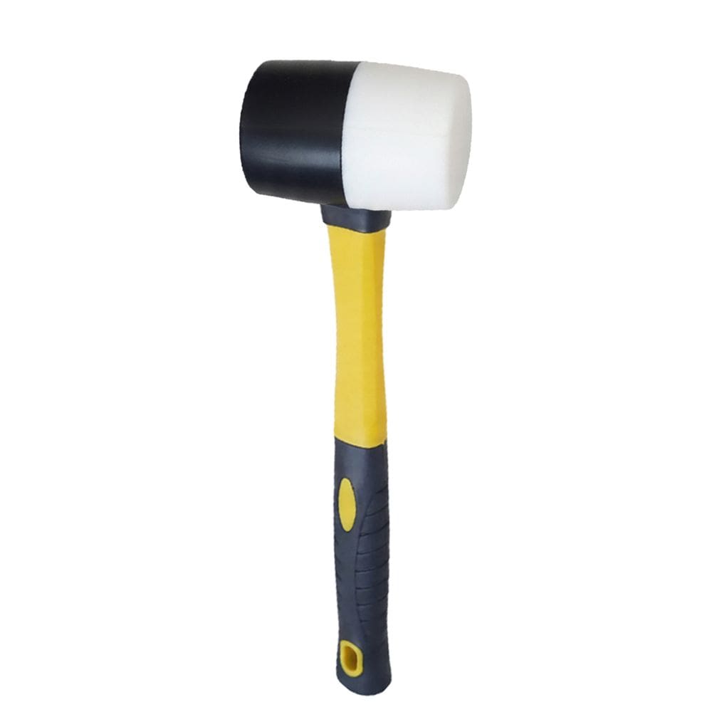 Martelo Borracha Assentar Piso Ceramica Chao Cabo Ergonomico Montagem Reparo Obras Moveis