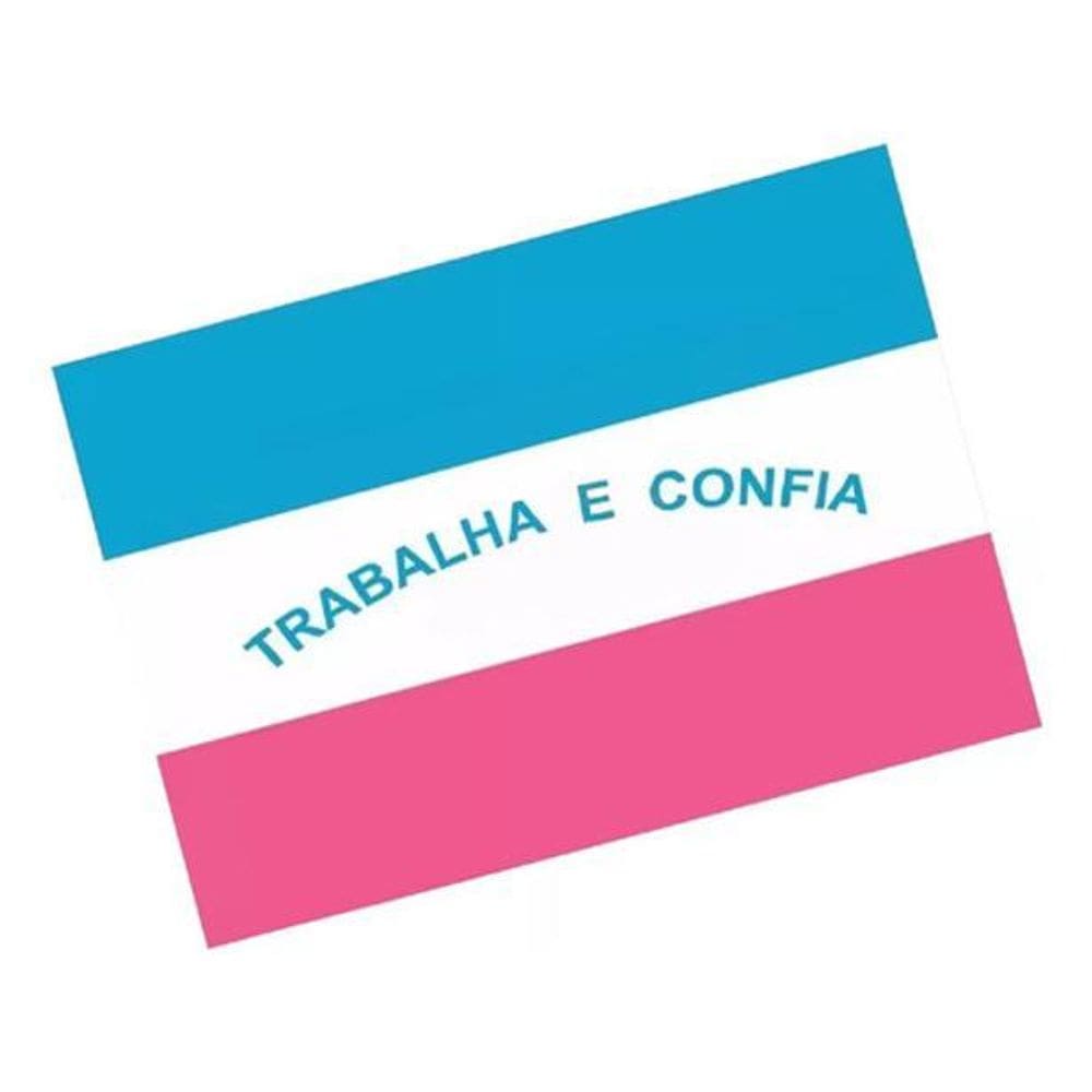 Adesivo Bandeira Espirito Santo Resinado 4X6Cm Bd25