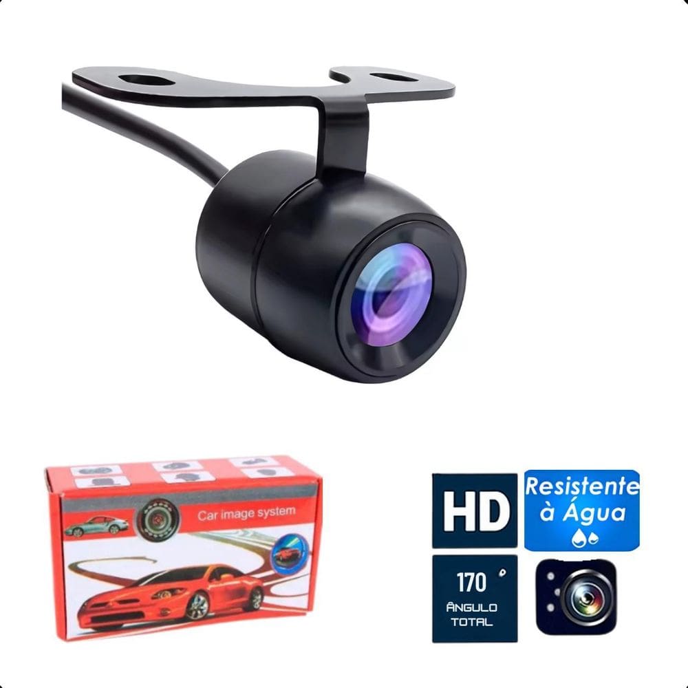 Câmera Universal Automotiva Resistente Hd