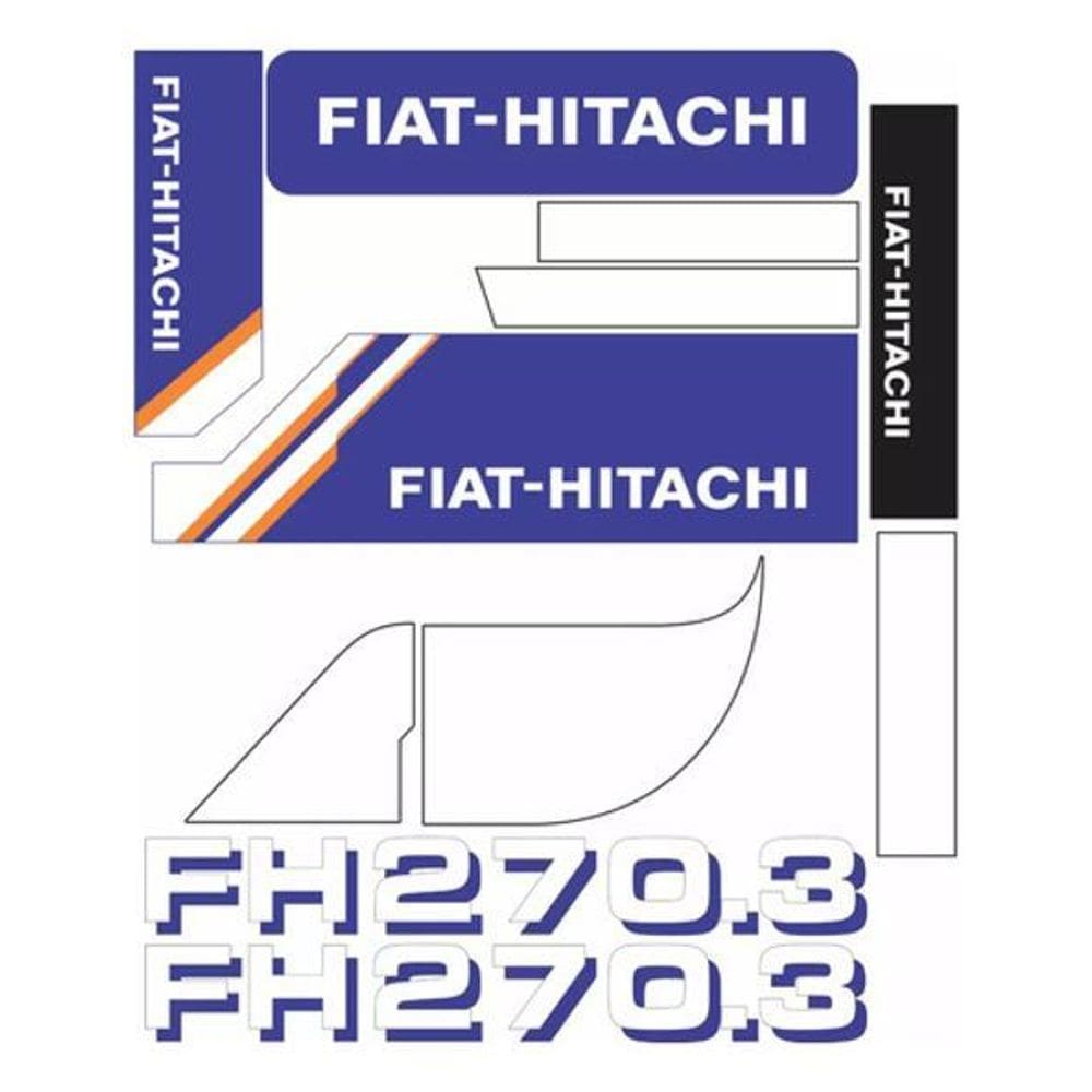 Kit Adesivos Fiat-Hitachi Fh 270.3
