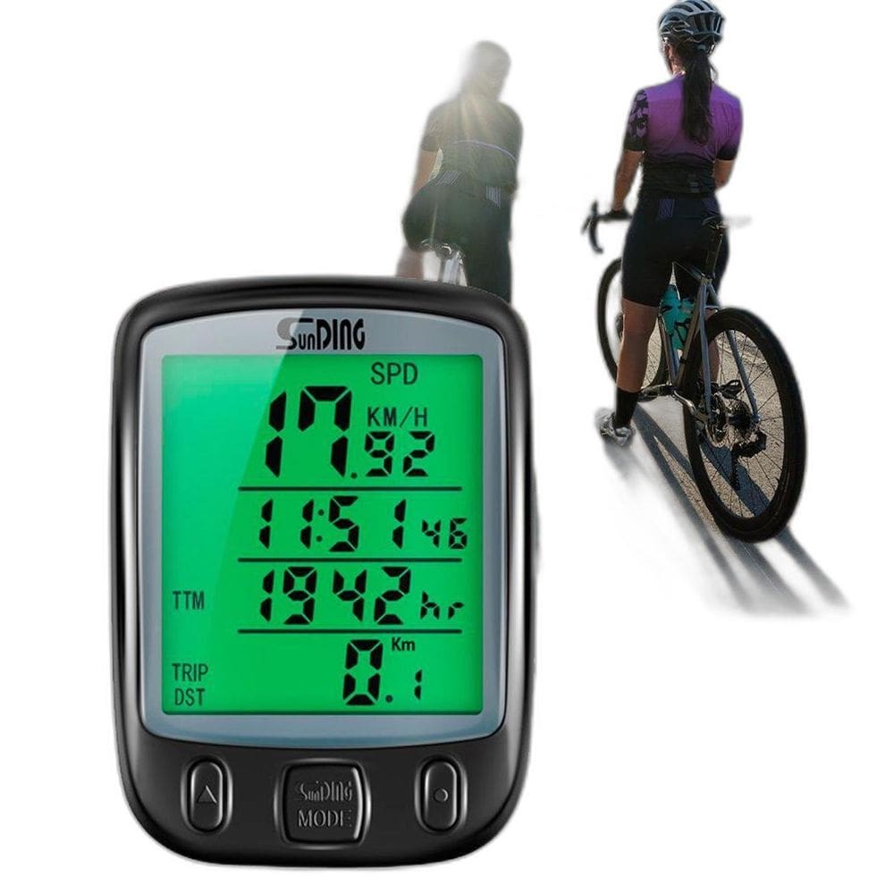 Velocímetro Bicicleta Com Display Led E Medição De Distância