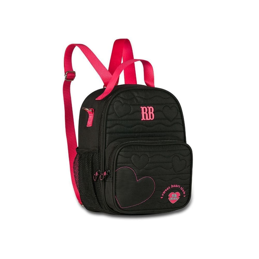 Lancheira Preta Coleção Sweet Hearth Club - Rebecca Bonbon