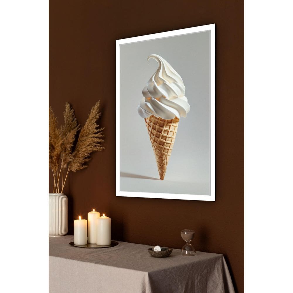 MP - Quadro Decorativo Fotografia Sorvete Cas