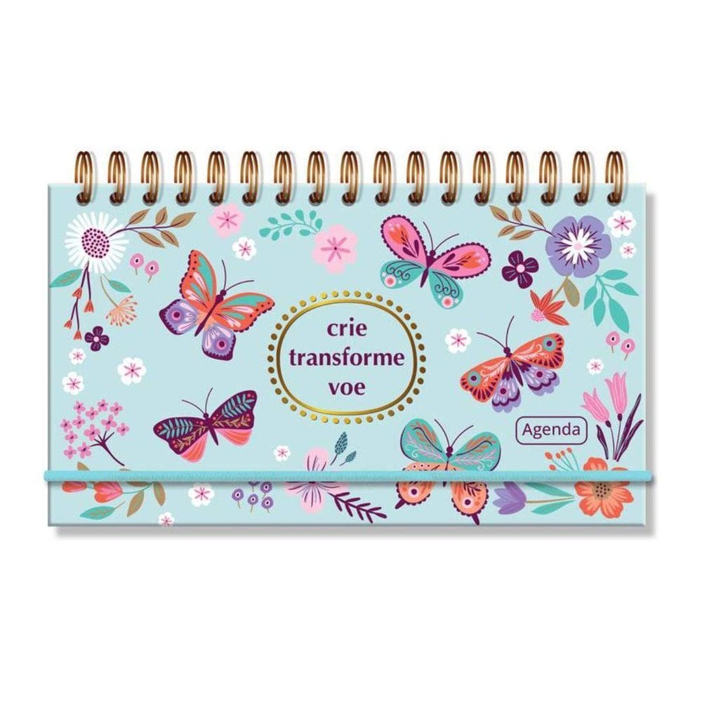 Agenda 2026 Mini Borboletas No Jardim Fina Ideia