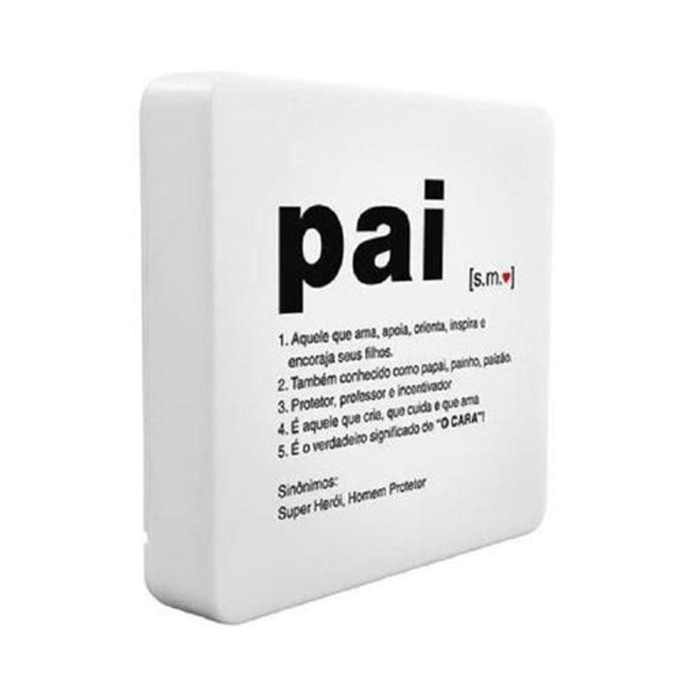 Luminária Box Slim Pai Significado Usb