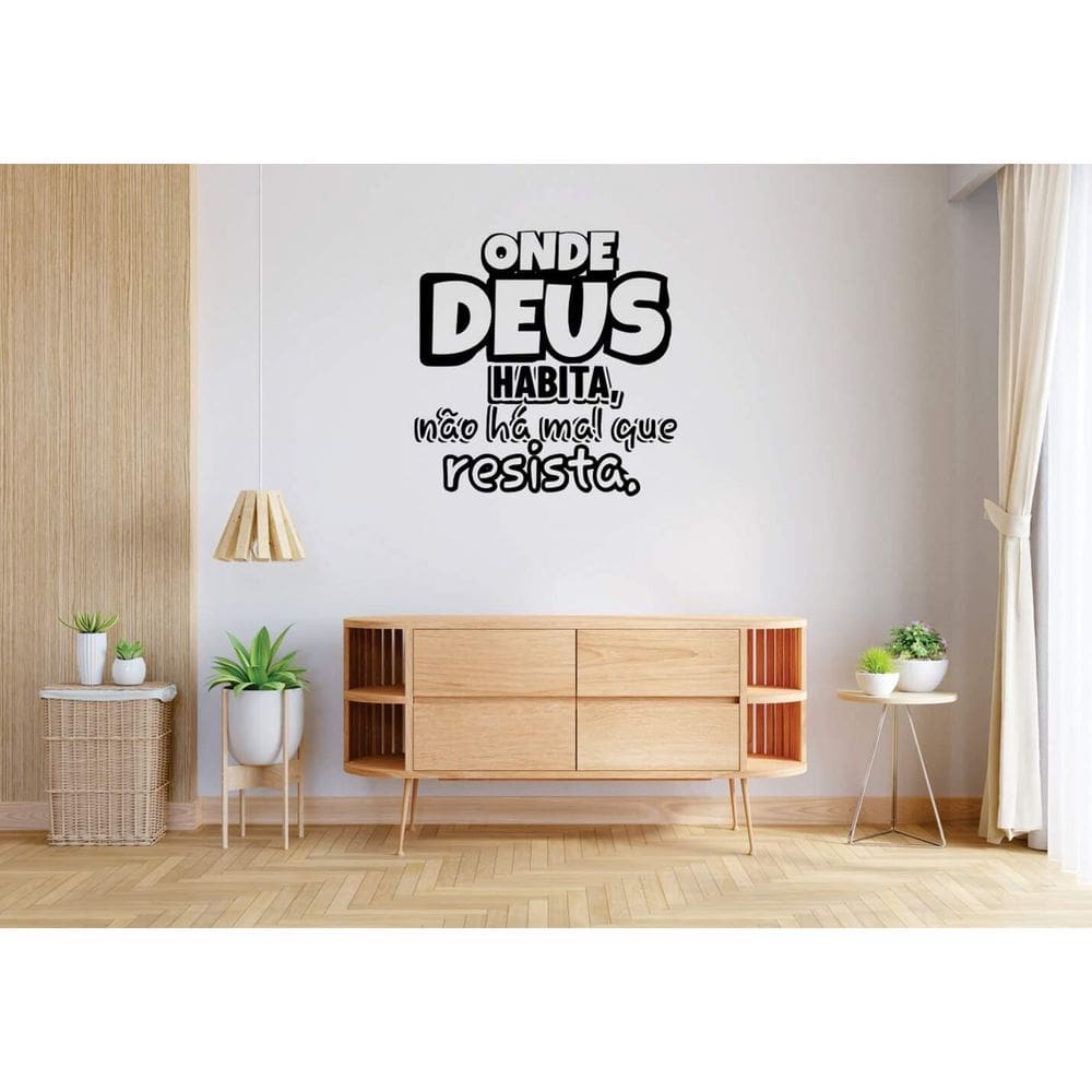 Adesivo De Parede Onde Ele Habita