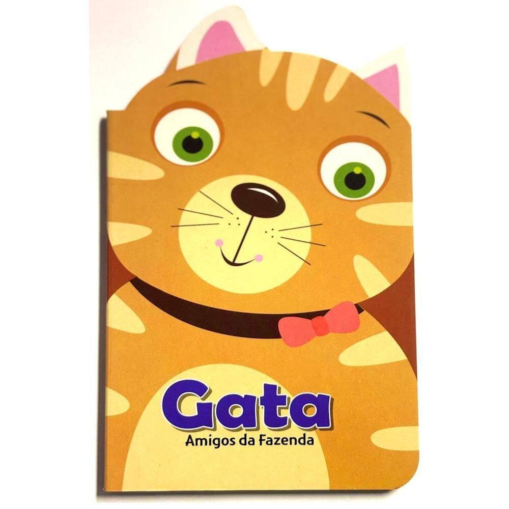 Livro Infantil Cartonado - Amigos Da Fazenda - Gato