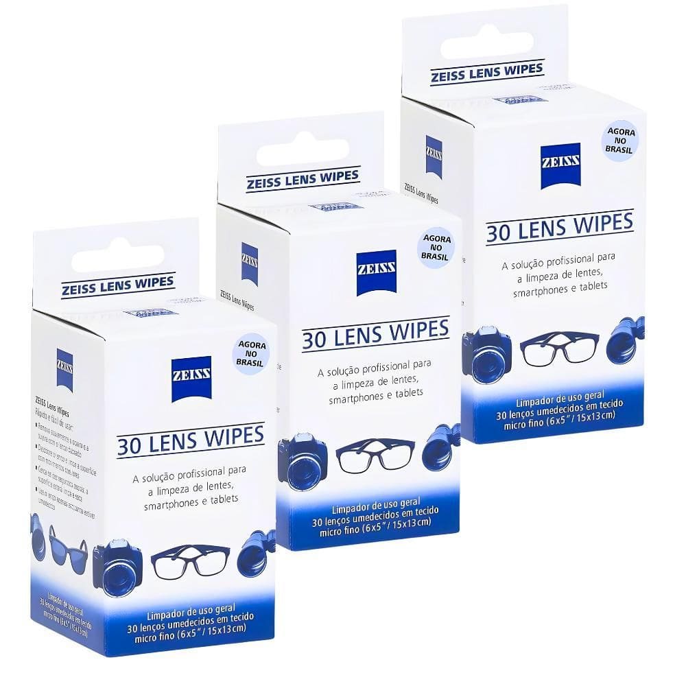 Kit Zeiss Lens Wipes Com 90 Und