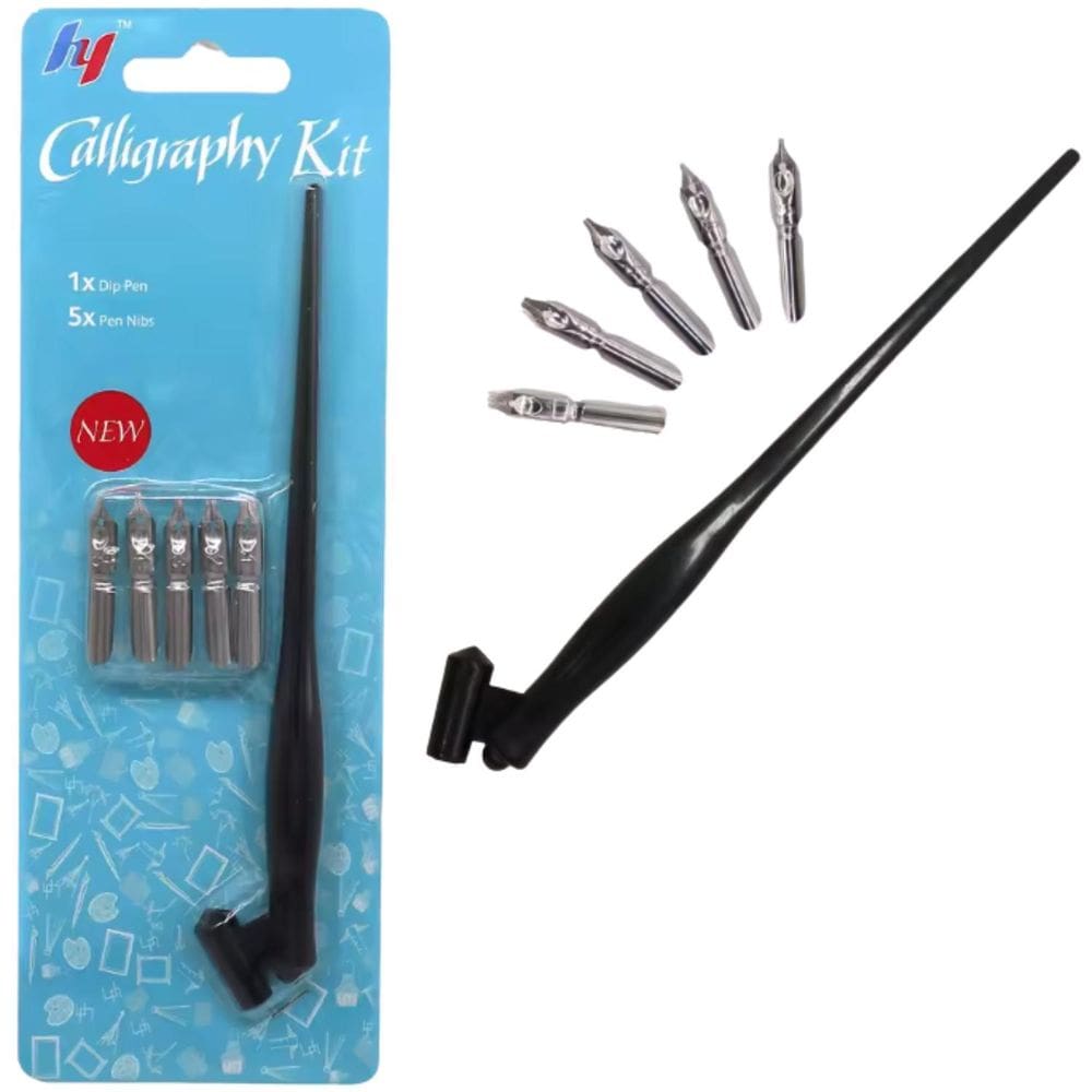 MP - Kit Caligrafia 5 Pontas Pena Caneta Tint