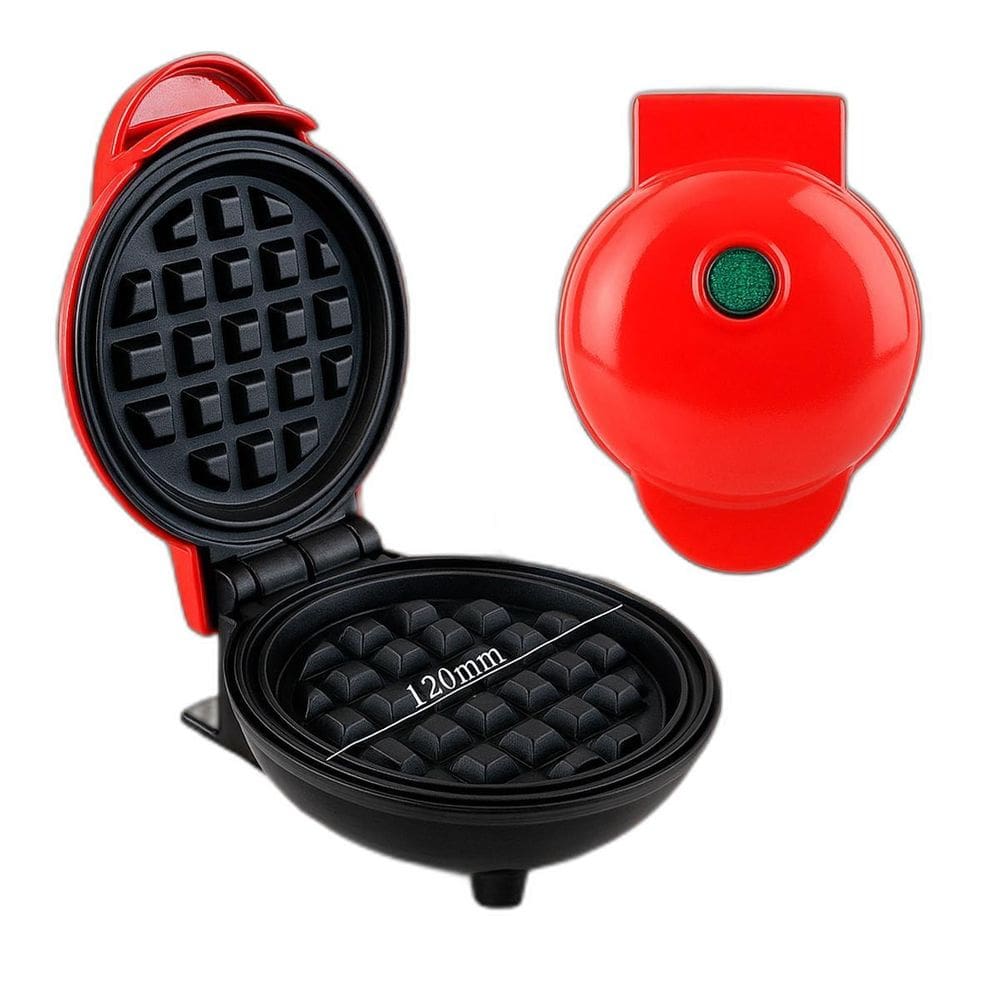 Mini Waffle Máquina Clássica Elétrica Super Prática 110V