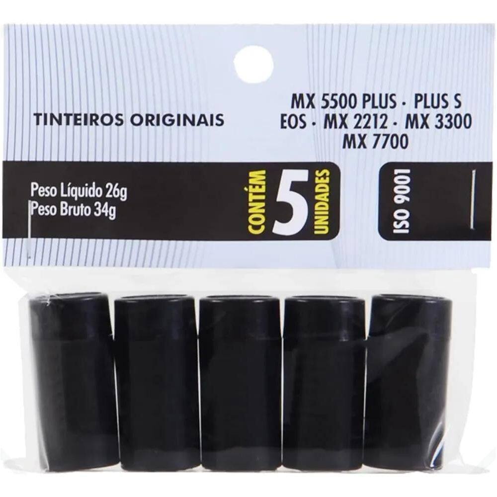 Tinteiro Fixxar Etiquetadora Mx5500 Mx2212 5 Un