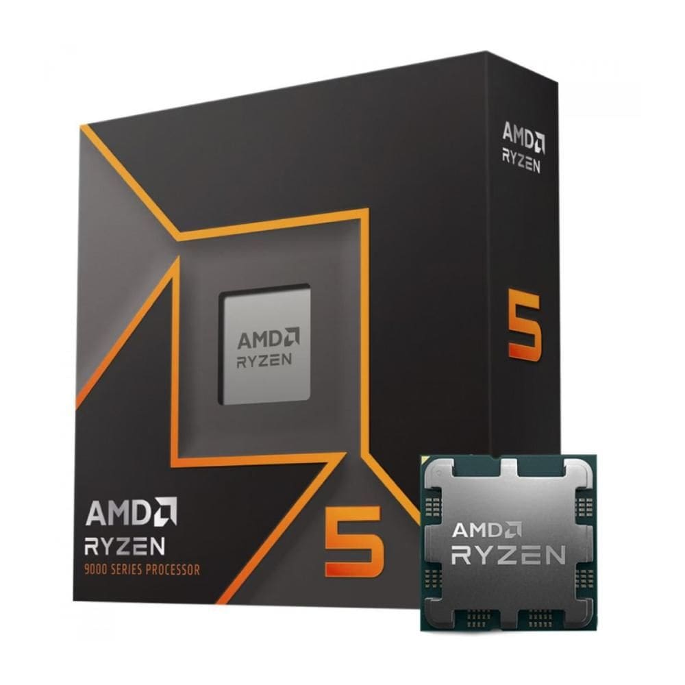 AMD Ryzen 5 9600X - 6 Núcleos - 12 Threads - 3.9GHz (Turbo 5.4 GHz) - Cache 32MB - AM5 - TDP 65W