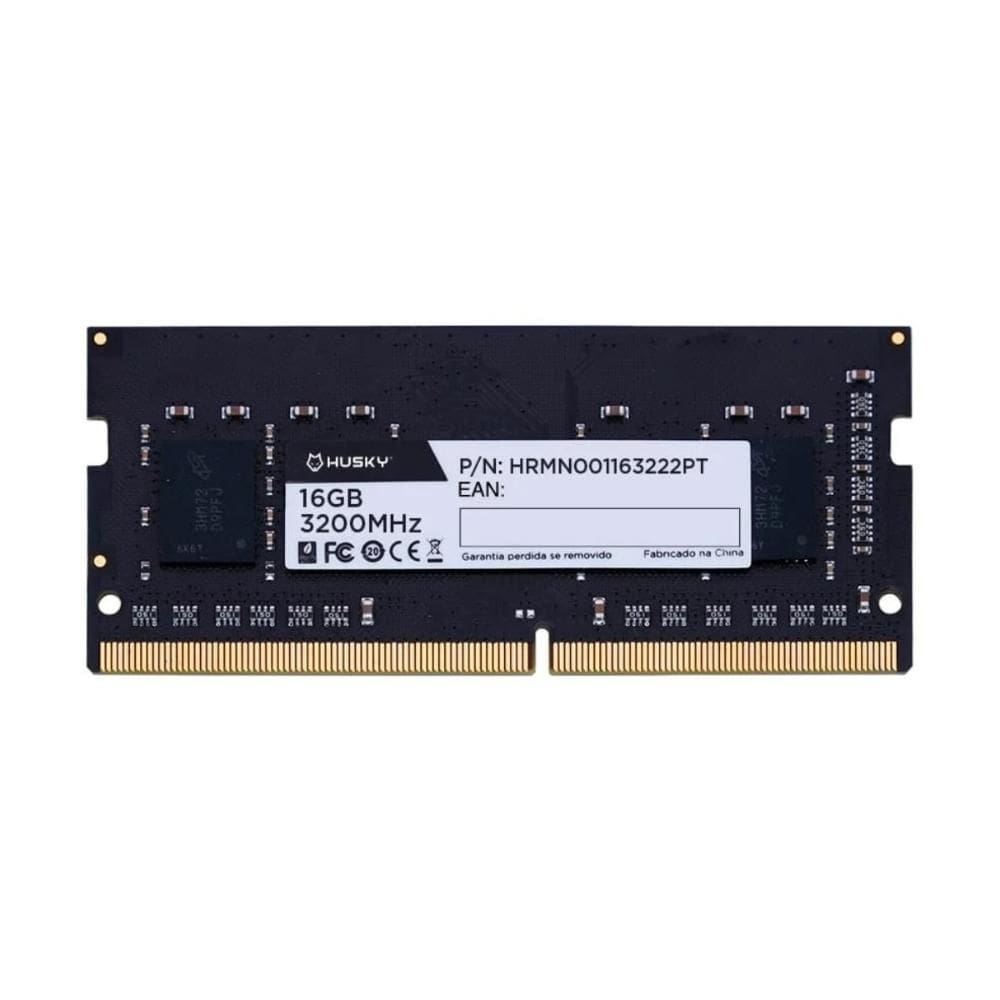 Memória SODIMM 16GB DDR4 3200MHz Husky - para Notebook - CL22 - HRMN001163222PT