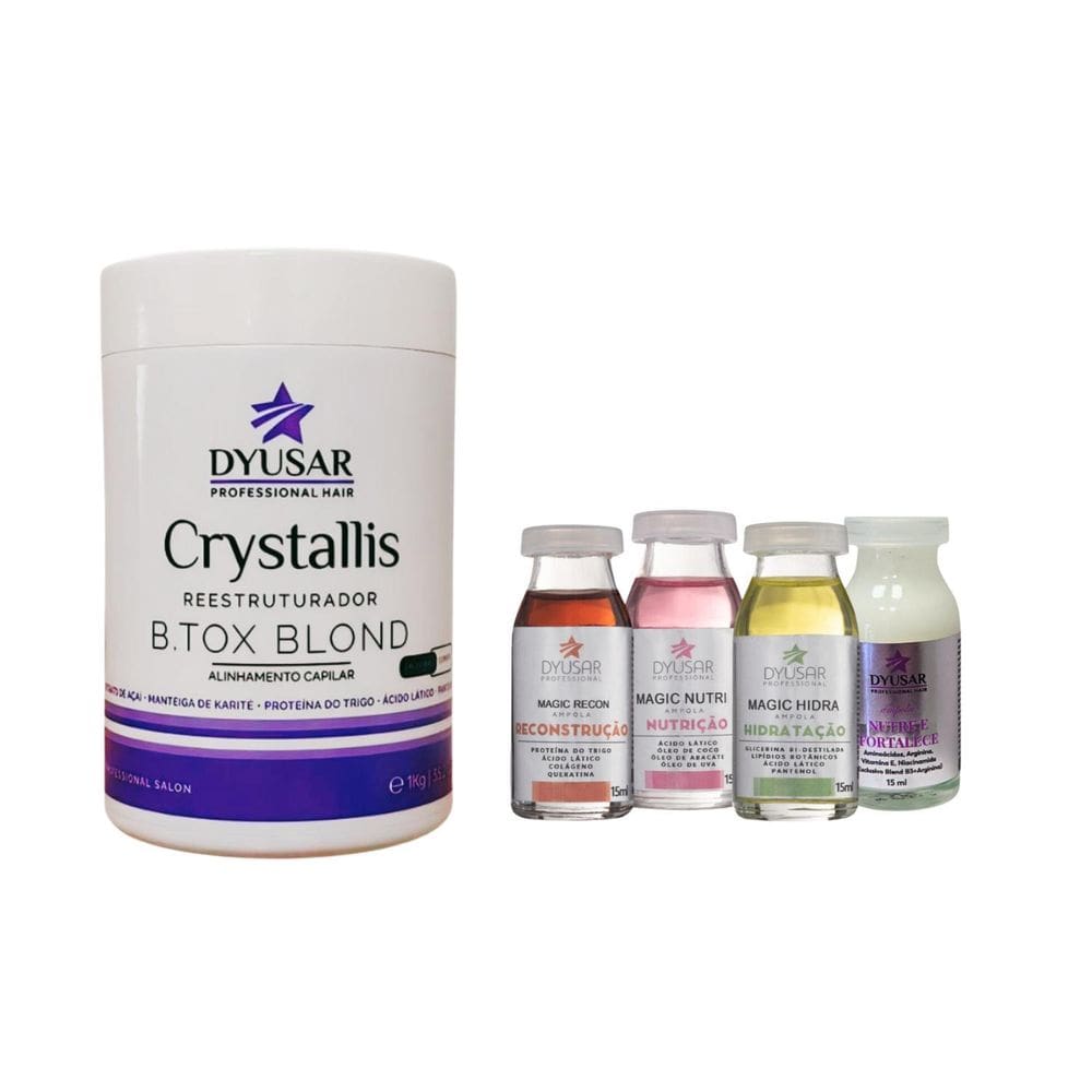 MP - B Tox Crystallis Blond 1Kg   Cronograma