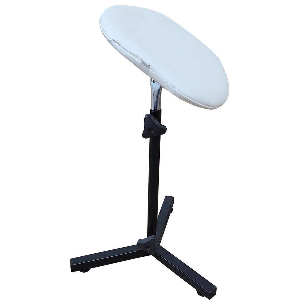 Suporte Parapé Tripé Desmontável Articulável Almofada Branca