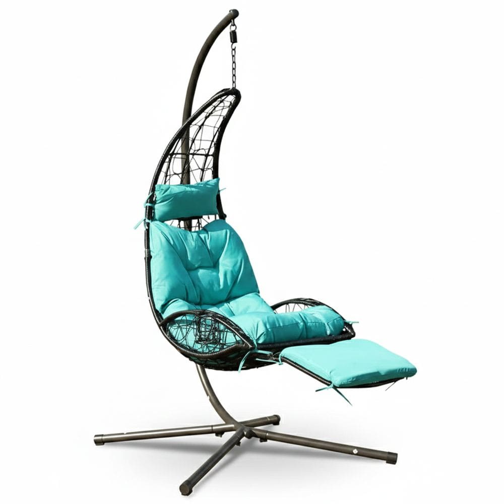 Cadeira Balanço Espreguiçadeira Meia Lua Piscina Jardim Varanda Camping