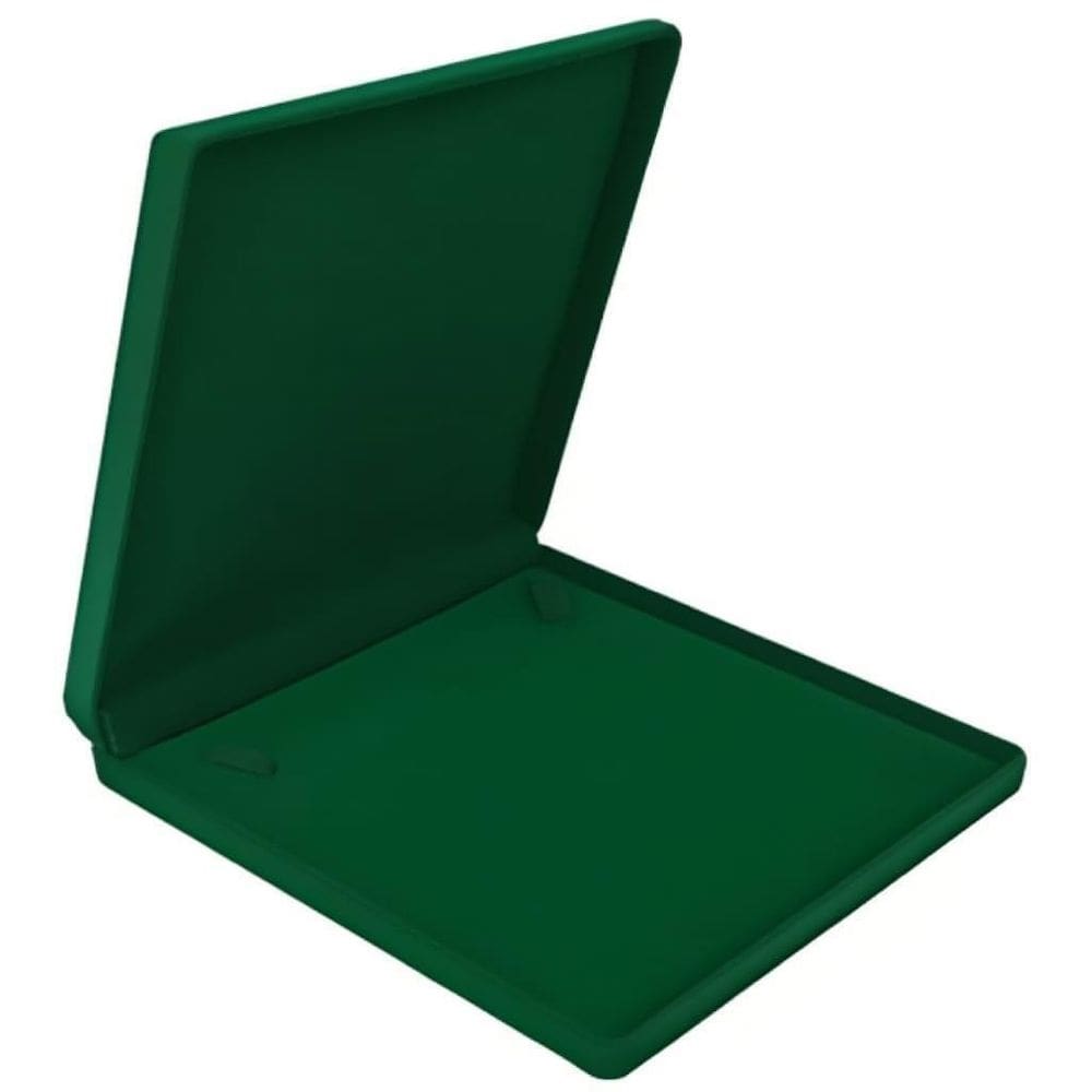 Estojo Grande Colar Verde Veludo 19X19X4Cm