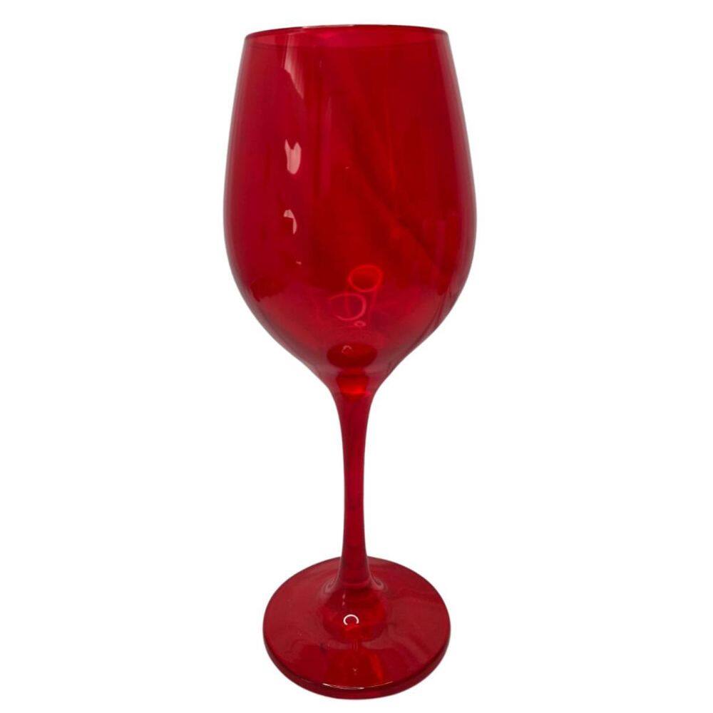 Cálice Vidro Altar Vermelho 490Ml